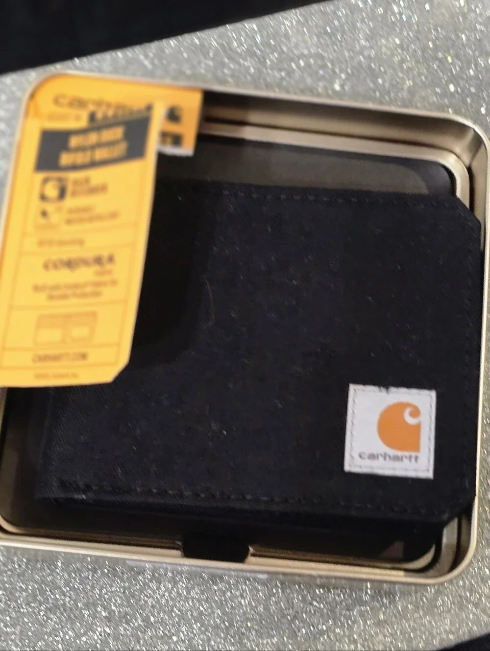 Carhartt Nylon Duck Bifold Wallet- Black
